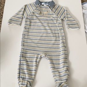 Janie and Jack lafette velvet Christmas outfit